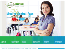 Tablet Screenshot of capitolenergysystems.com